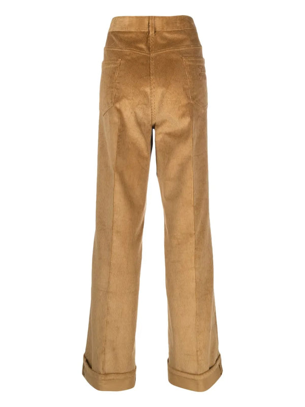 Miu Miu Miu Miu Velluto Coste Chino Trousers