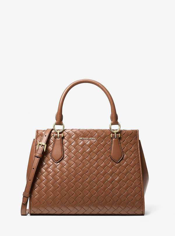 Michael Kors Michael Kors Marilyn Medium Woven Satchel Luggage