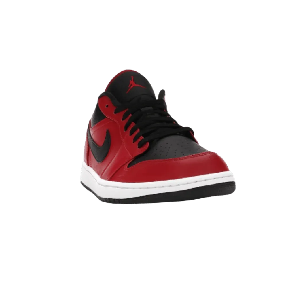 Jordan 1 Low 'Reverse Bred Pebbled Swoosh'