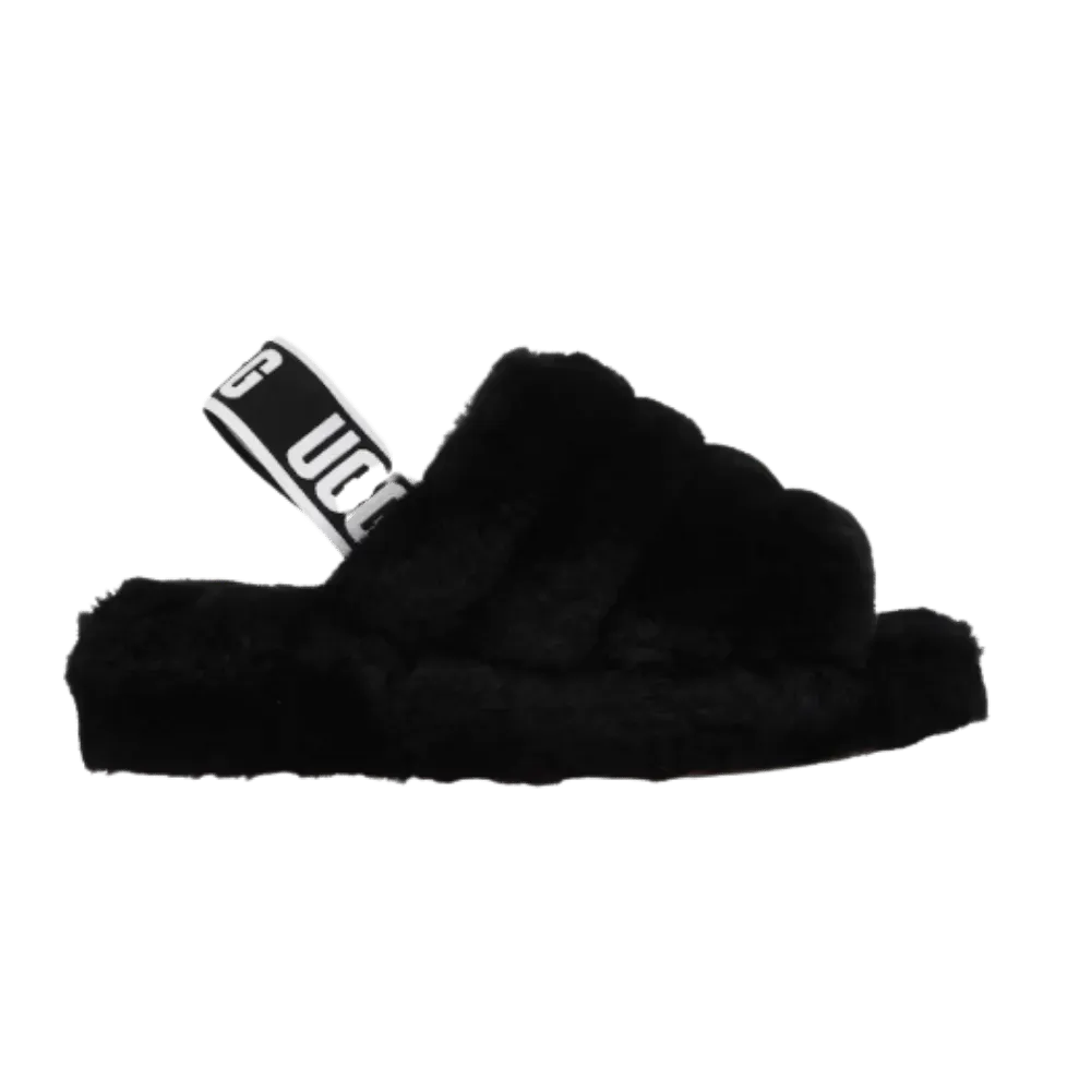 UGG Fluff Yeah Slide Black