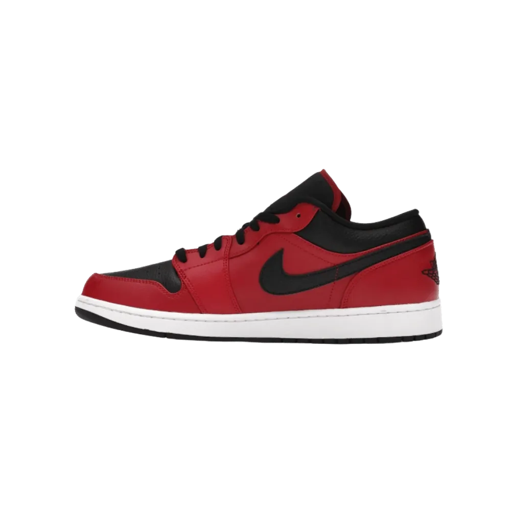 Jordan 1 Low 'Reverse Bred Pebbled Swoosh'