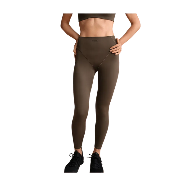 Nike X Skims Matte Women's High-Waisted V-Line 26" Leggings Dark Sepia