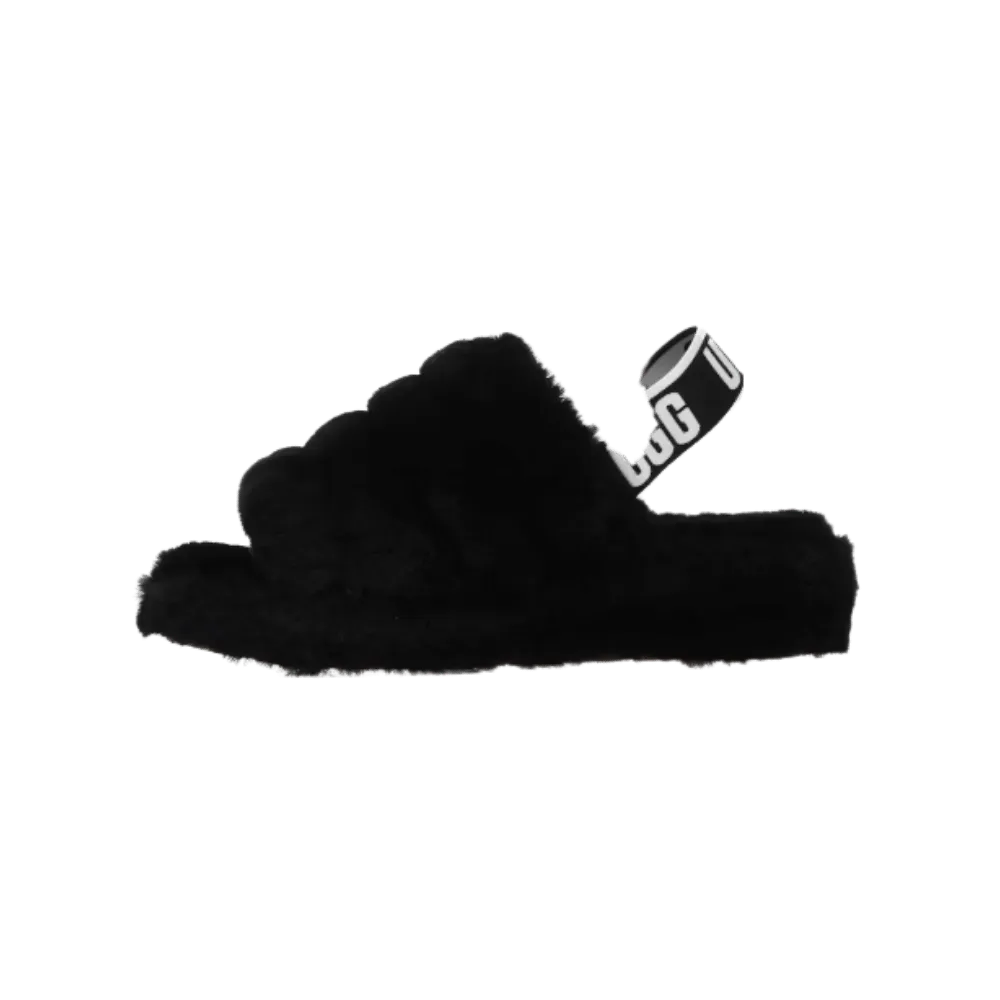 UGG Fluff Yeah Slide Black