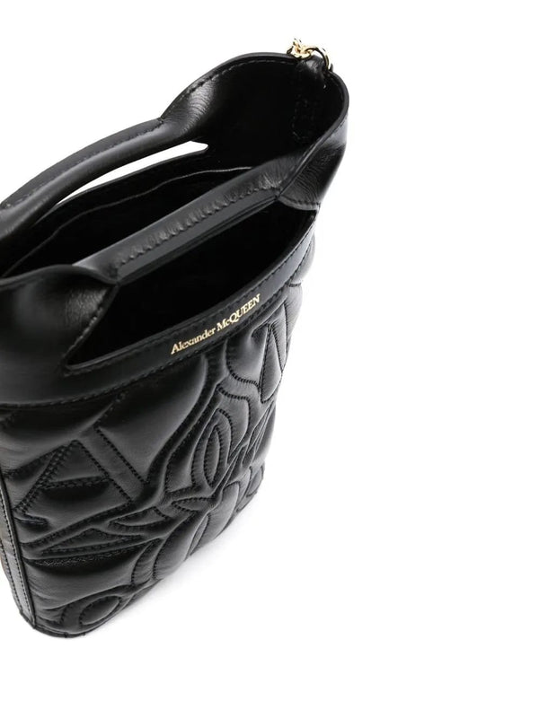 Alexander Mcqueen Alexander Mcqueen Embroidered Mini Bucket Bag