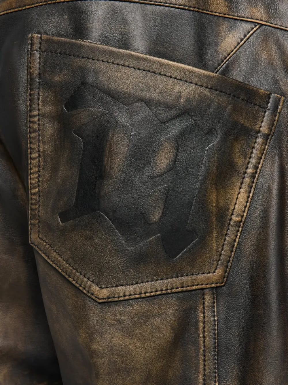 Misbhv Misbhv Leather Moto Cargo Trousers