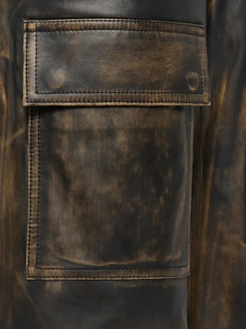 Misbhv Misbhv Leather Moto Cargo Trousers