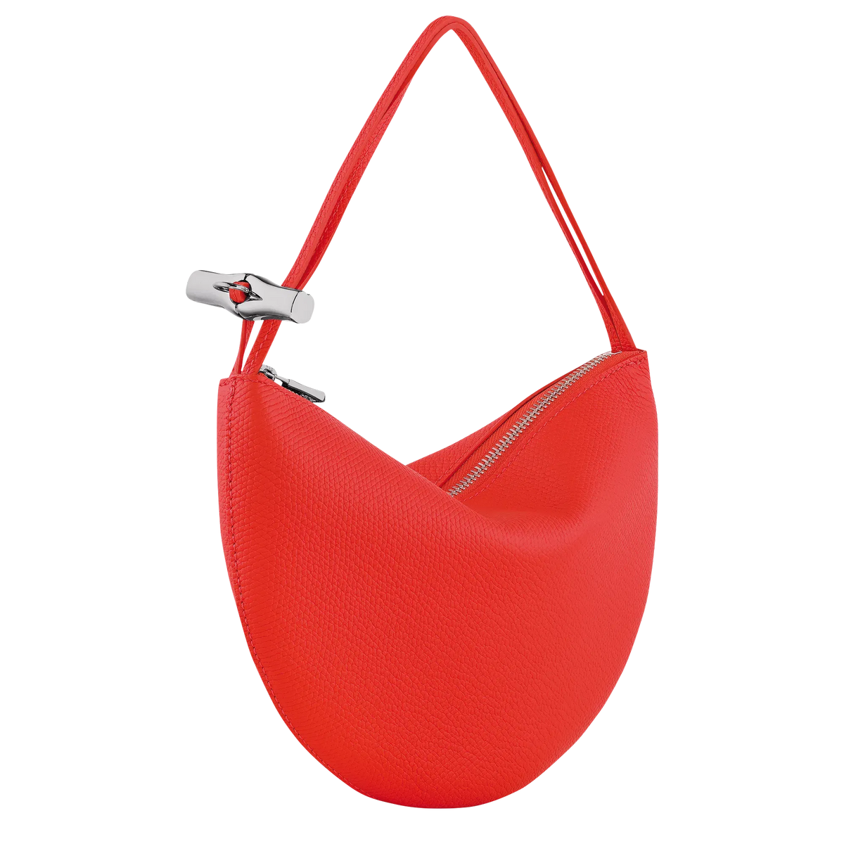 Longchamp Longchamp Le Roseau Clutch Vermilion