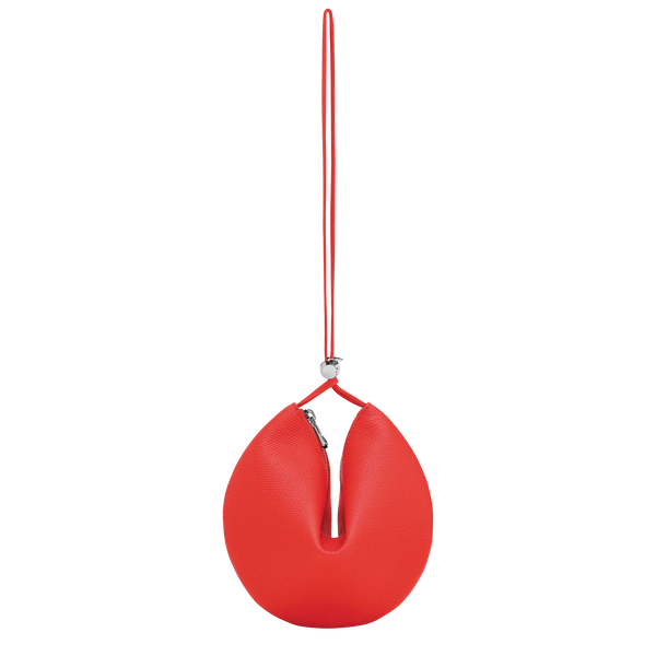 Longchamp Longchamp Le Roseau Clutch Vermilion
