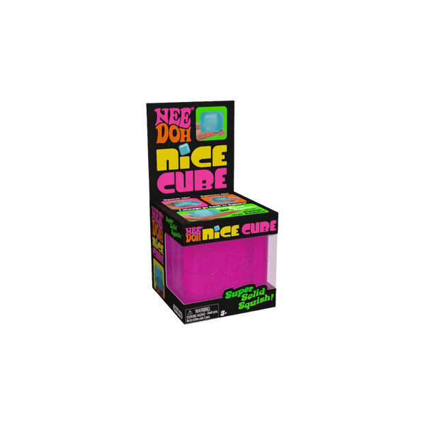 NeeDoh Nice Cube Squishy Fidget Toy Pink