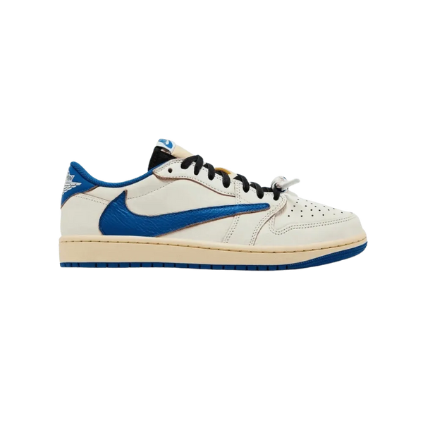 Nike Air Jordan 1 Retro Low OG Fragment x Travis Scott Sail Military Blue