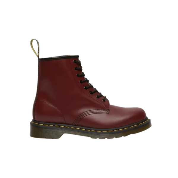 Dr Martens 1460 Smooth Leather Lace Up Boots Cherry Red