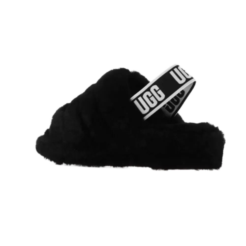 UGG Fluff Yeah Slide Black