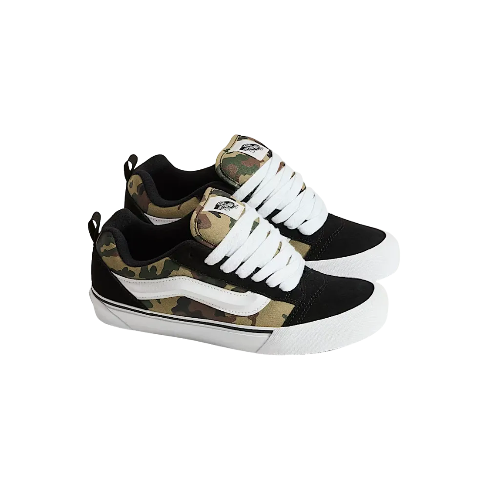 Vans Knu Skool Shoe Black And Green