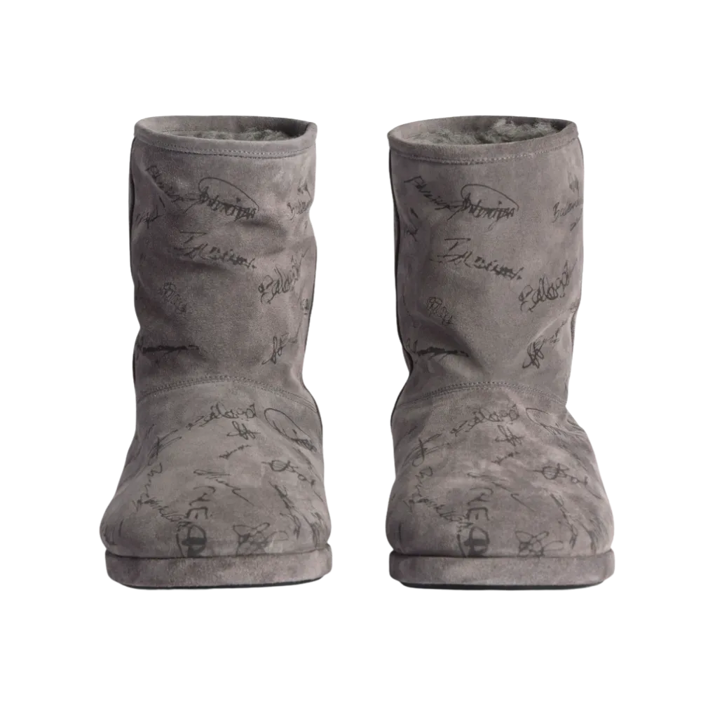Balenciaga Alaska Soft Bootie In Grey
