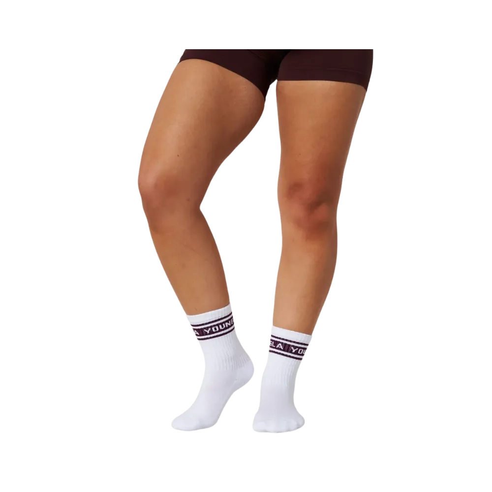 YoungLA Elevate crew socks Purple Pack