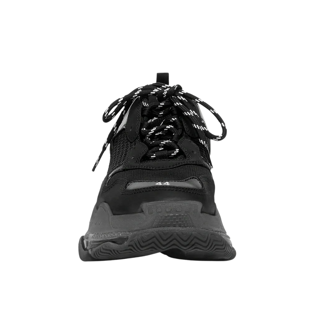 Balenciaga Triple S Clear Sole Sneaker In Black