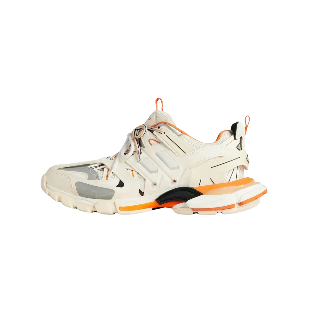 Balenciaga Track Sneaker In 'White Orange'