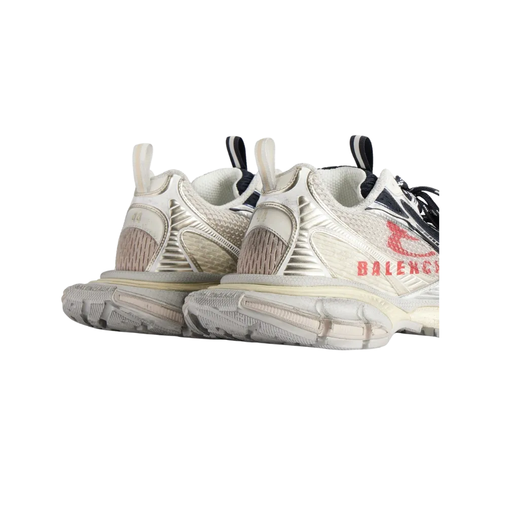 Balenciaga 3XL Split Logo Sneaker In Eggshell