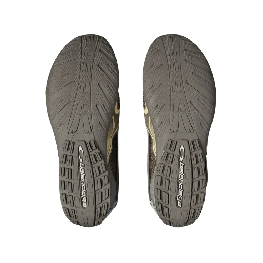 Balenciaga Radar Gradient Lines Sneaker In Brown