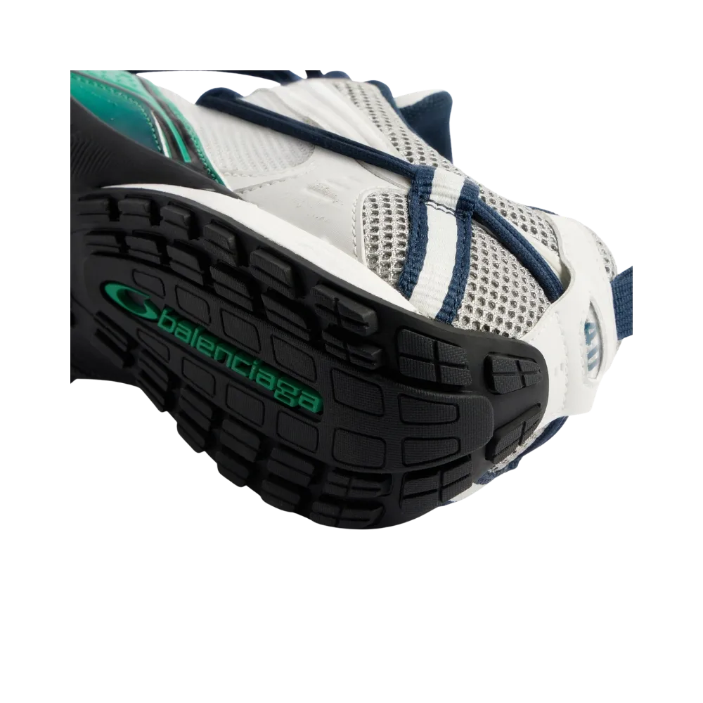 Balenciaga Radar Gradient Lines Sneaker In Green