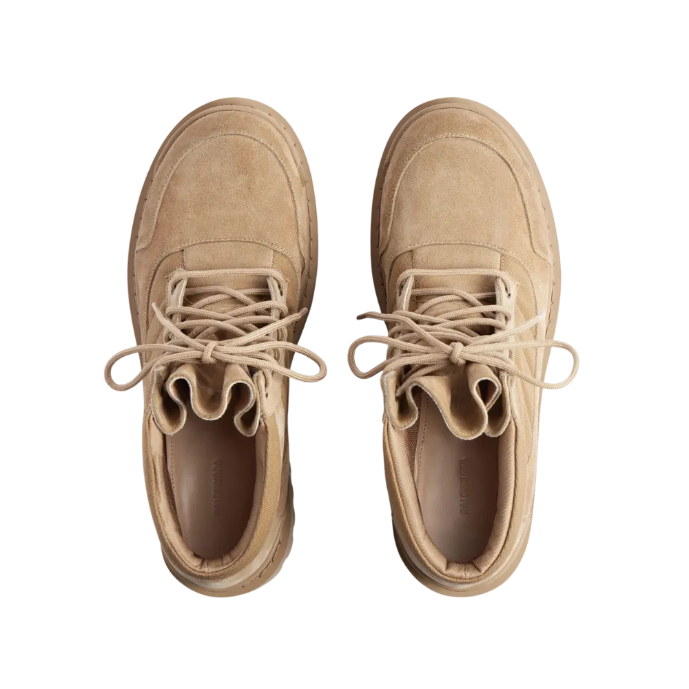 Balenciaga Combat Strike Low Boot In Sand
