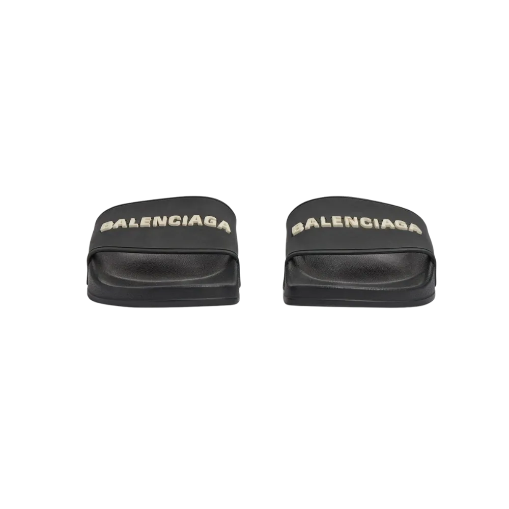 Balenciaga Pool Slide Sandal In Black
