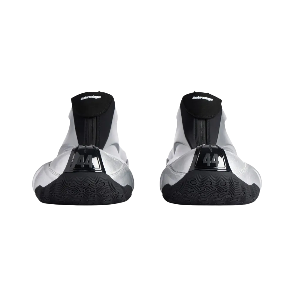 Balenciaga Basketball Sneaker In Silver