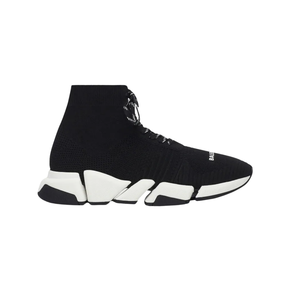 Balenciaga Speed 2.0 Lace-Up Sneaker In Black