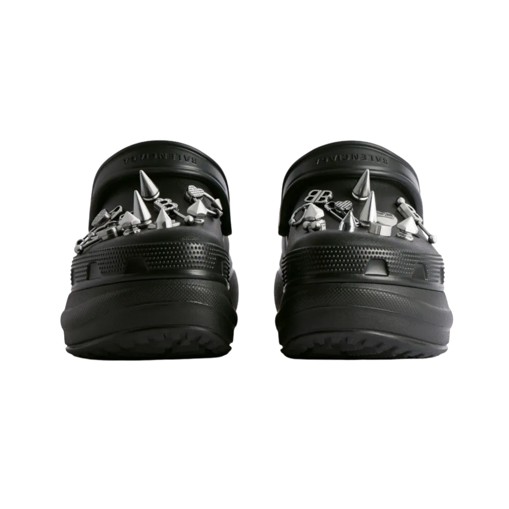 Balenciaga Crocs Mule Jibbitz In Black