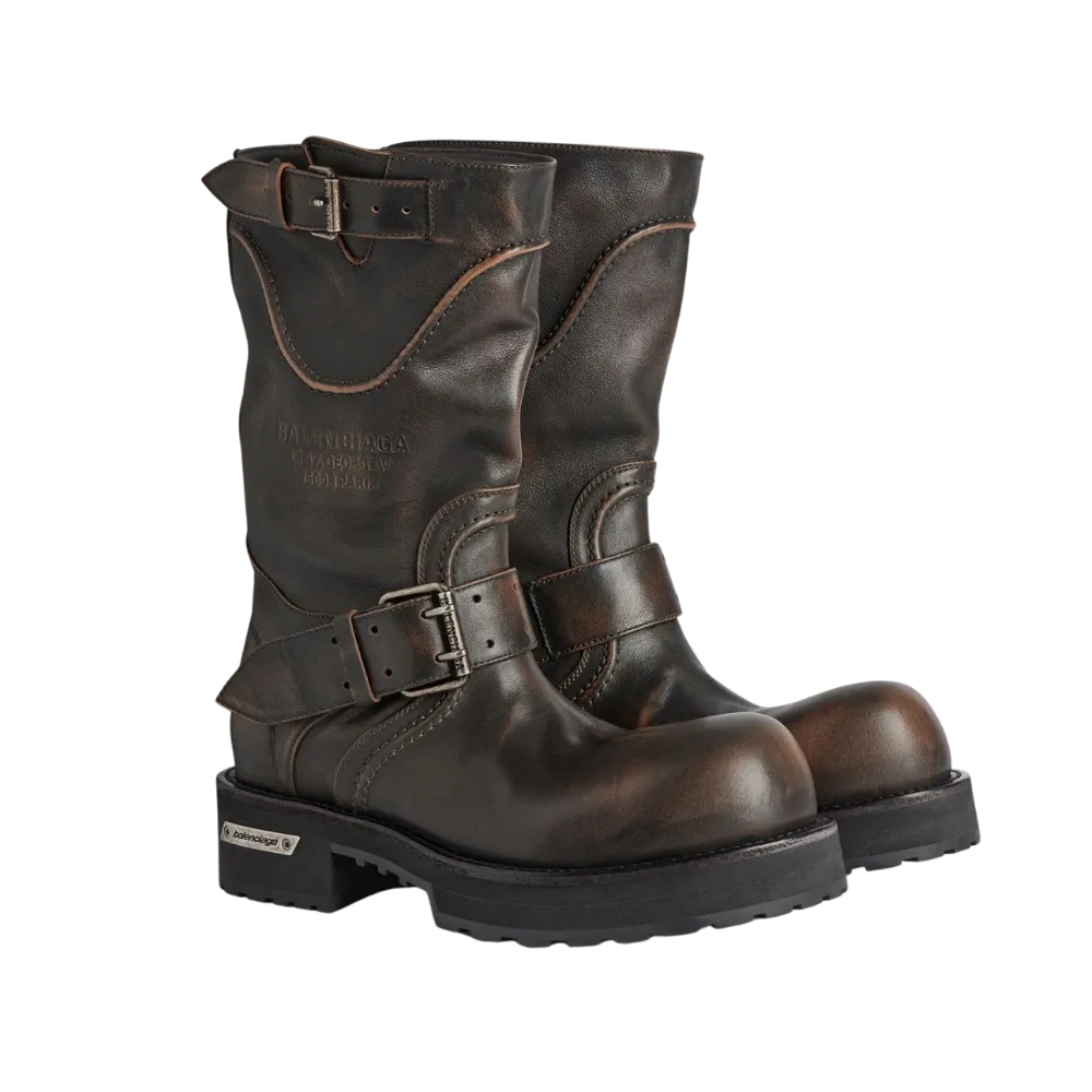 Balenciaga Venom Boot In Brown