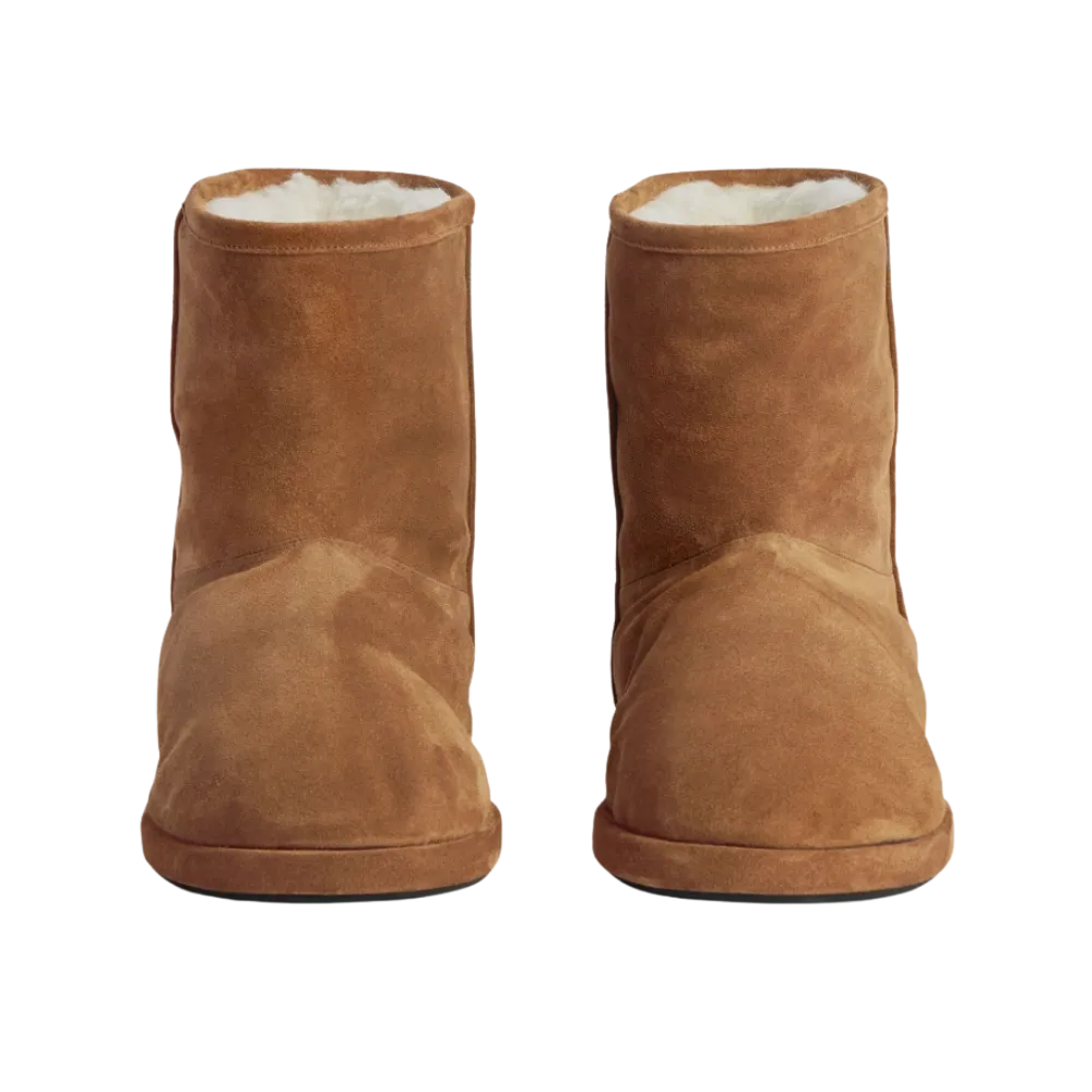 Balenciaga Alaska Soft Bootie In Brown