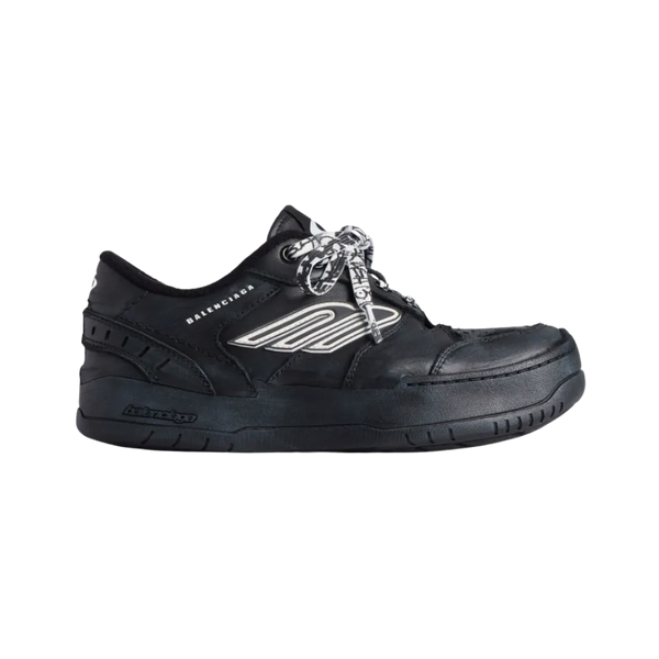 Balenciaga Hamptons Platform Sneaker In Black