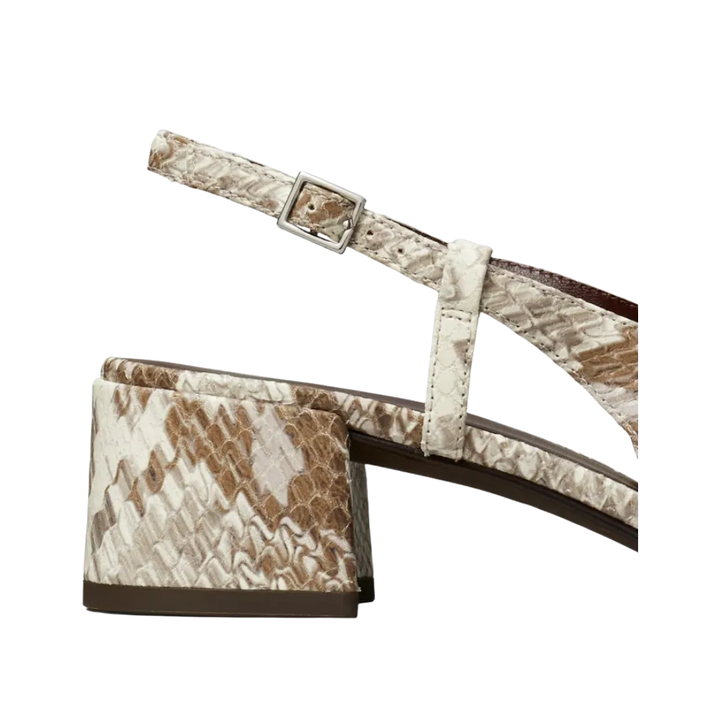 Tory Burch Cap-Toe Slingback Granite Roccia