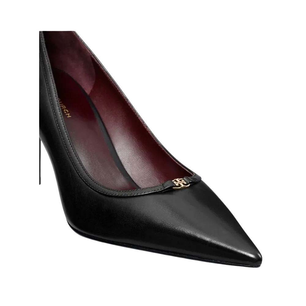 Tory Burch Double T Buckle Pump Perfect Black
