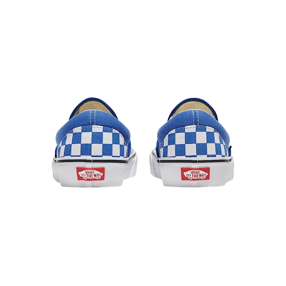 Vans Classic Slip-On Checkerboard Shoe Blue