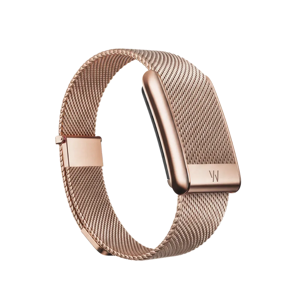 Whoop 5.0 Peak / MG Life Meridian Band Rose Gold (12 Month Subscription Included)