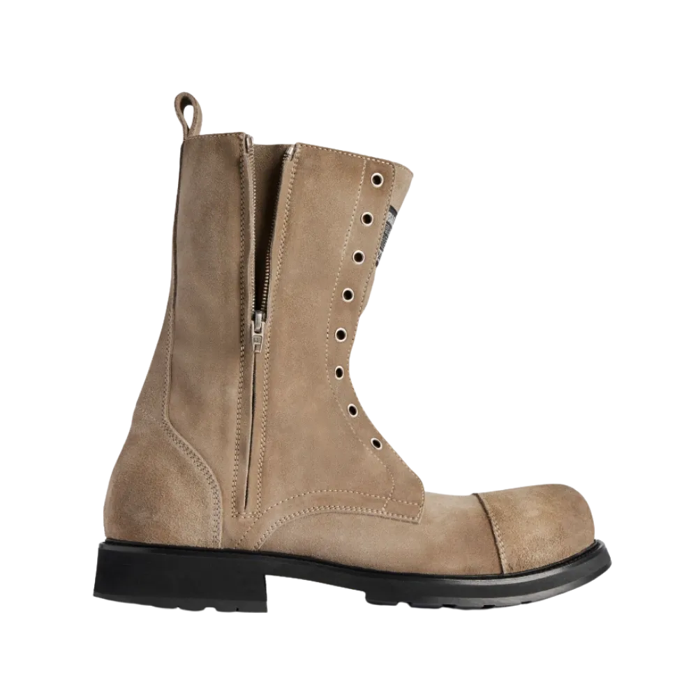 Balenciaga Truck Lace-Up Boot In Sand