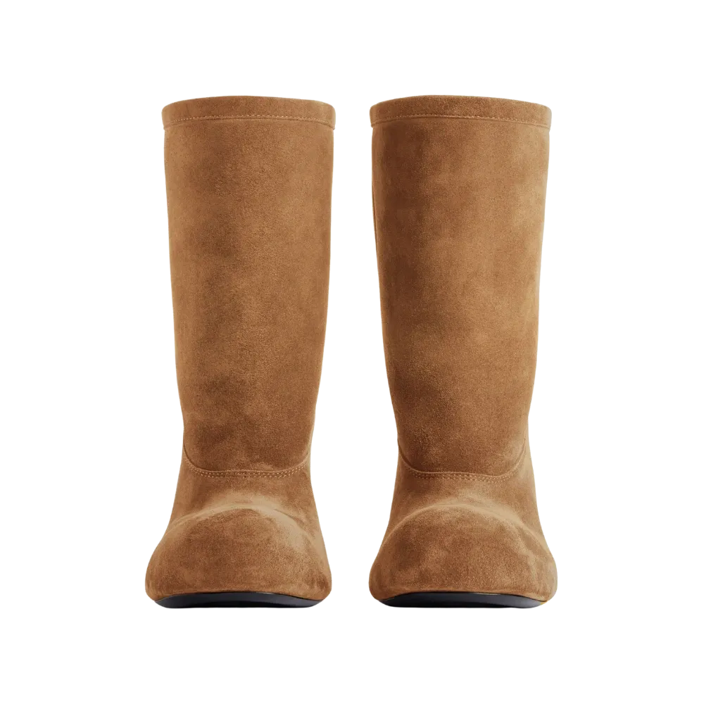 Balenciaga Fargo Bootie In Brown