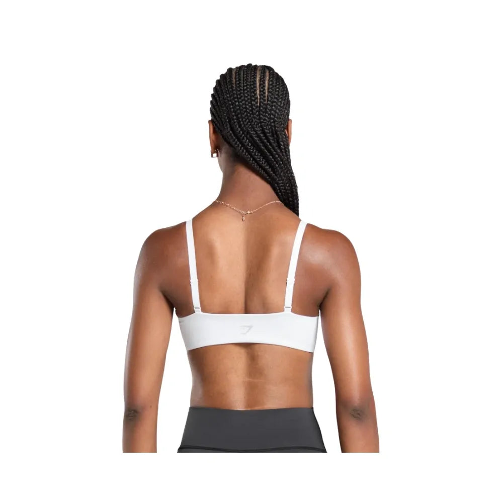 Gymshark Twist Front Bralette - Light Support White
