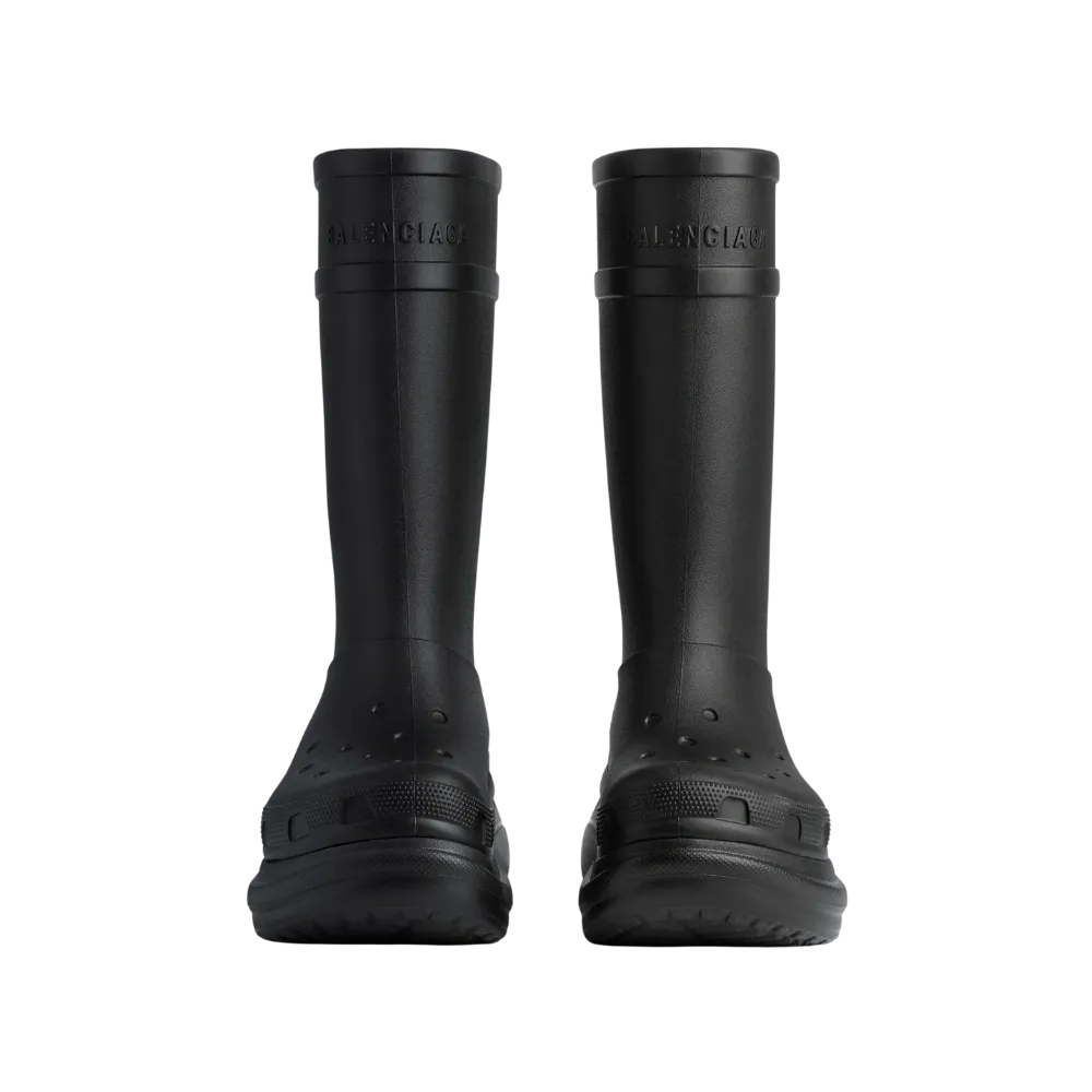 Balenciaga Crocs Boot In Black