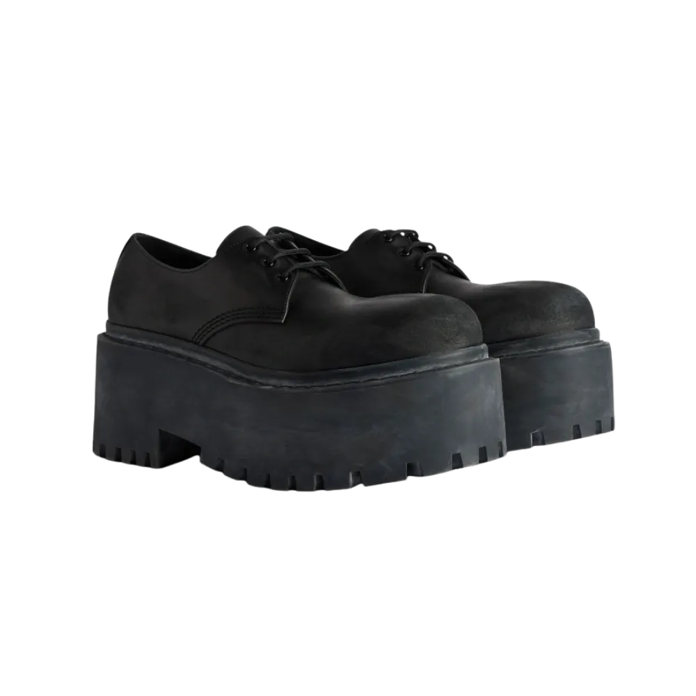 Balenciaga Strike Platform Derby In Black