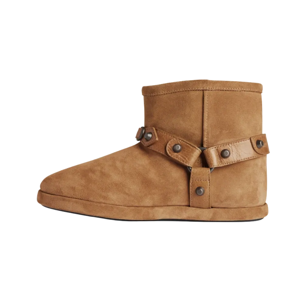 Balenciaga Alaska Soft Bootie In Camel