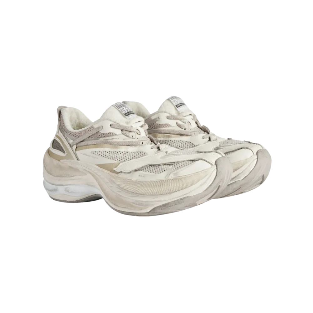 Balenciaga Jet Sneaker In Eggshell