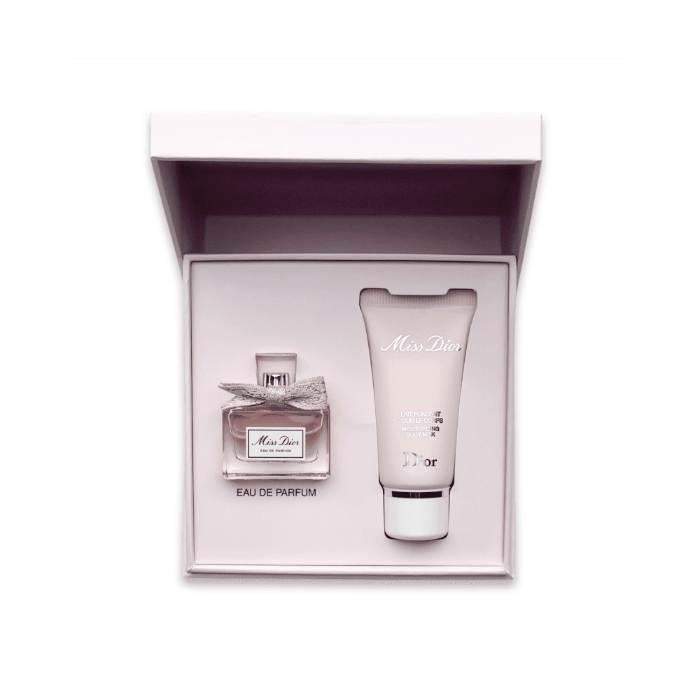 Miss Dior Perfume and Lotion Mini Gift Set (Perfume 5 ML/ Lotion 0.67 Fl Oz)