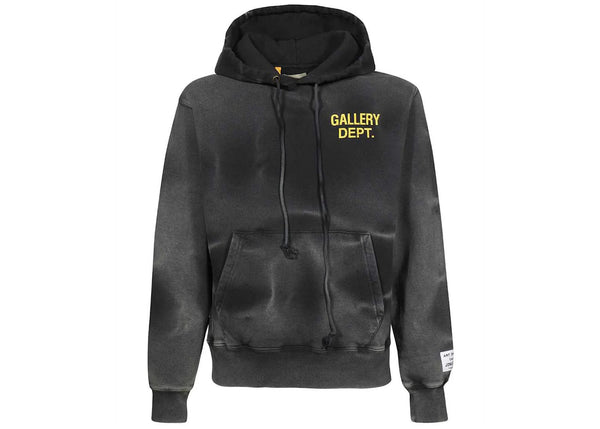 Gallery Dept Gallery Dept. Sun Faded English Logo Hoodie Black