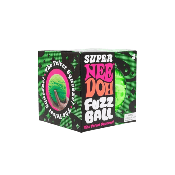 NeeDoh Super Fuzzball Squishy Fidget Toy Green