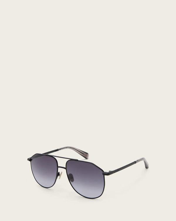 Allsaints Allsaints Moe Aviator Sunglasses Women's Matte Black Women's