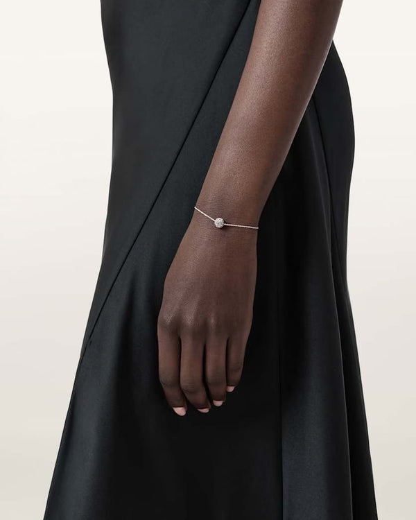 Allsaints Allsaints Ellie Crystal Bracelet Women's Warm Silver Women's
