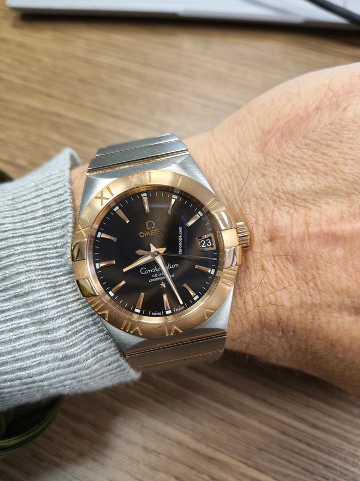 Omega Omega Constellation Men Gold Steel