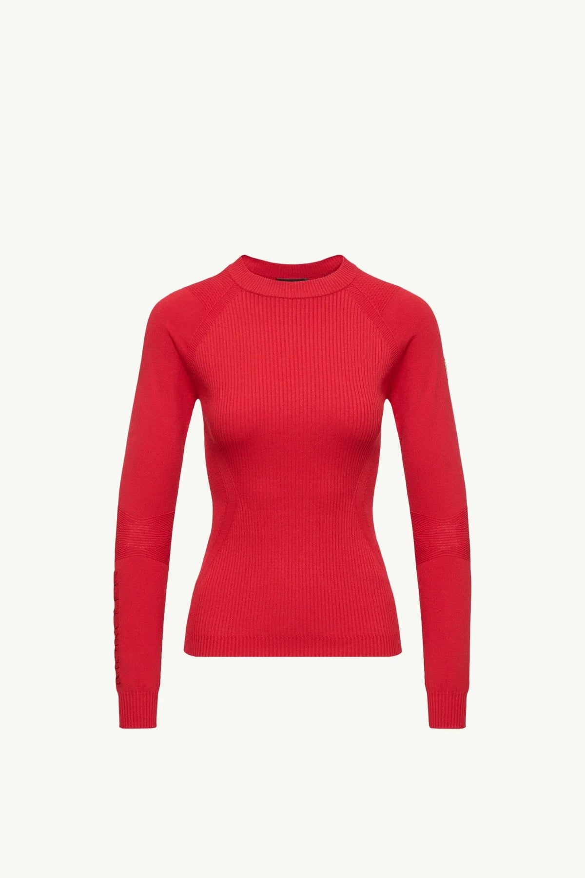 Moncler Moncler CrêPE Viscose Blend Sweater Red Red